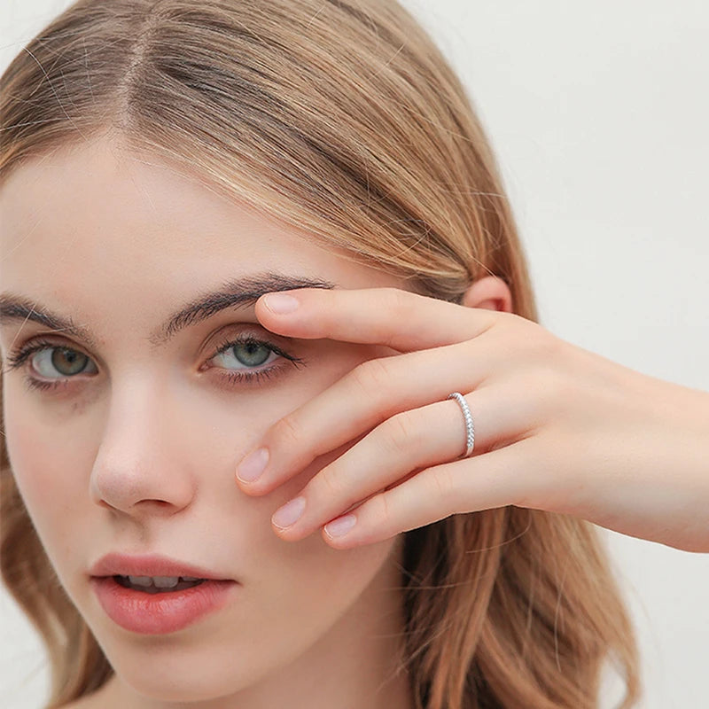 Dainty Moissanite Ring