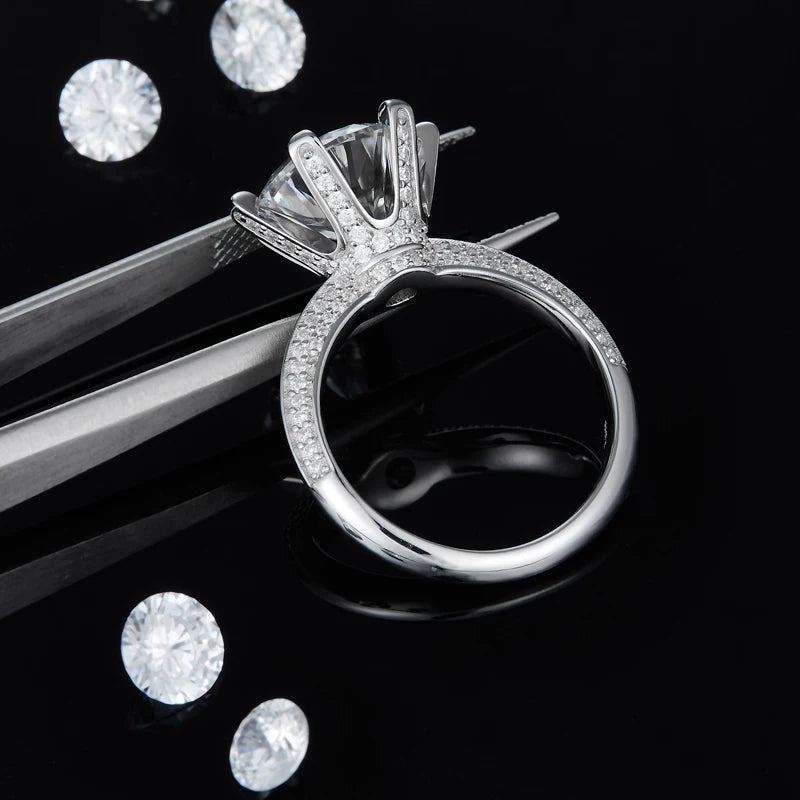 5ct Moissanite Engagement Ring