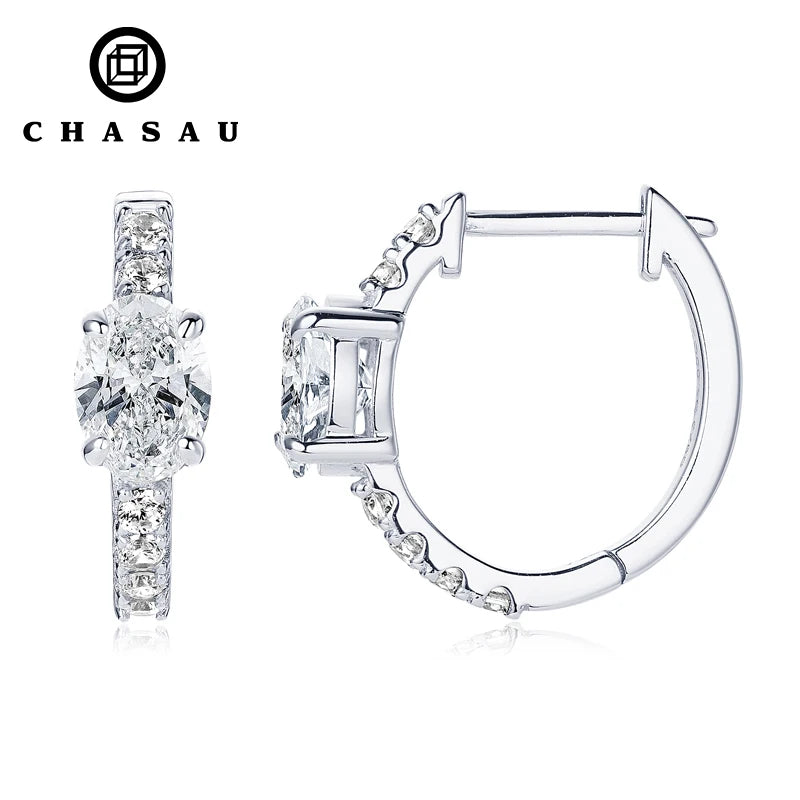 Linea Oval Huggie Earrings