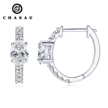 Linea Oval Huggie Earrings