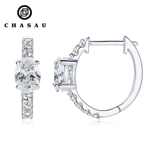 Linea Oval Huggie Earrings