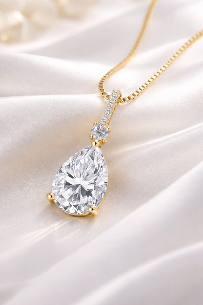 Pear Drop Pendant Necklace