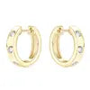 Wholesale Bulk Women Moissanite Jewelry 925 Silver Forever 2.5mm Moissanite Diamond Huggie Hoop Earrings for Men Women
