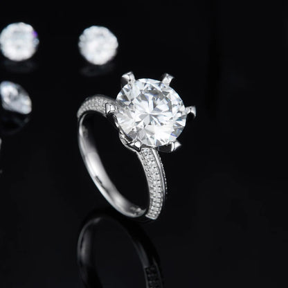 5ct Moissanite Engagement Ring