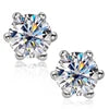 Party Fine Jewelry Tiny Delicate 925 Sterling Silver VVS Cute 3mm 0.1CT Moissanite Stud Earring for Lady