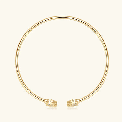 Women's 100% 925 Sterling Silver Bracelets Charms Jewelry Real Certified Engagement Gift Full Moissanite Heart Cuff Bangle