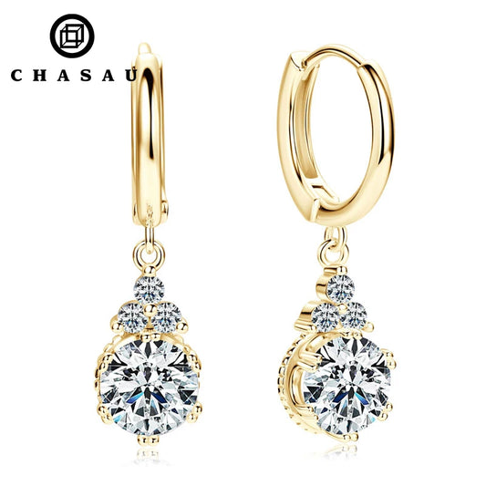 Promise Drop Hoop Earrings