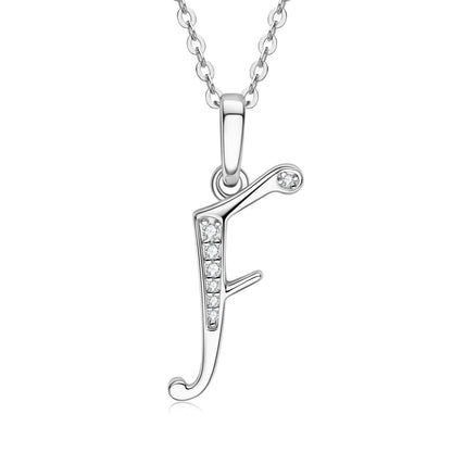 A-Z Initial Moissanite Pendant