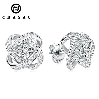 Aura Spiral Stud Earrings