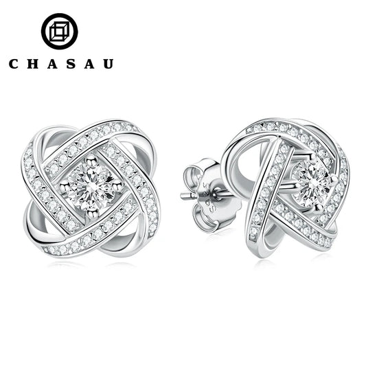 Aura Spiral Stud Earrings