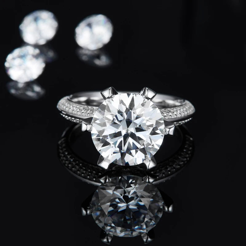 5ct Moissanite Engagement Ring
