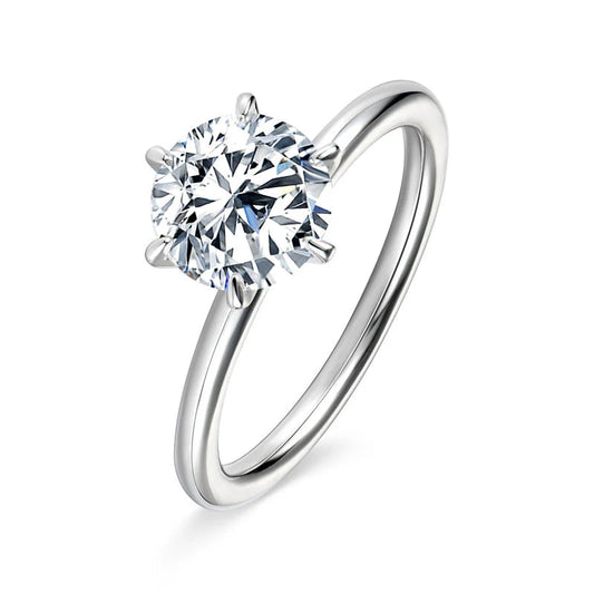 Fashion Solitaire Moissanite Rings
