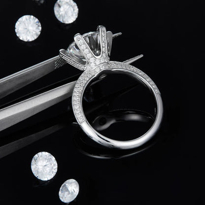 5ct Moissanite Engagement Ring
